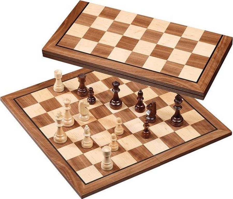 Philos opvouwbare schaak set 50mm veld Opvouwbare schaakset (50mm veld)