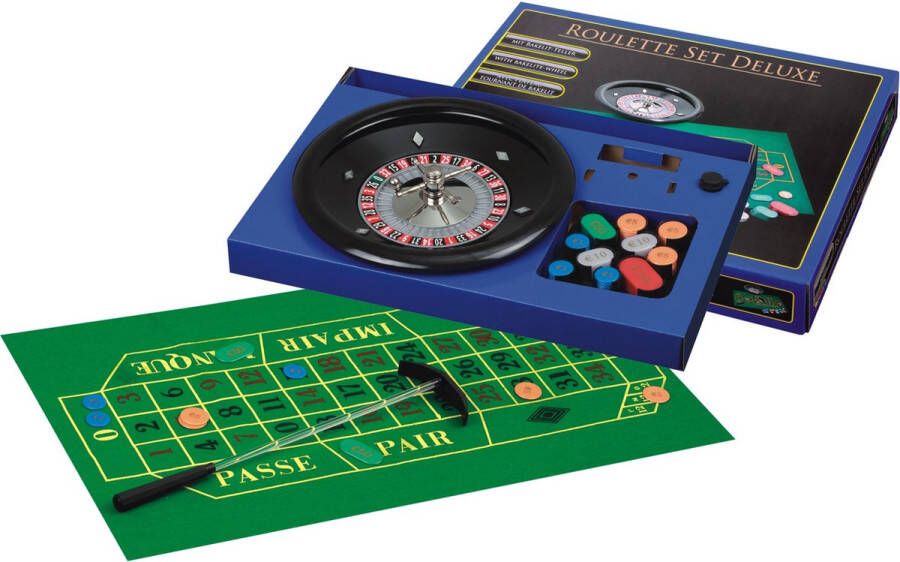 Philos Roulette set 700 x 400mm Bakelieten wiel Roulette set met Bakelieten wiel