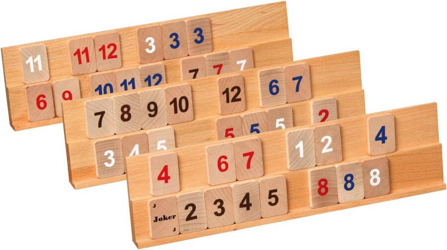 Philos Rummy hout cassette 36x20cm Rummy houten cassette (36x20 cm)