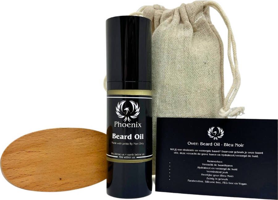 Phoenix Hair Products Phoenix Hair s Baardolie 30ml Verzachtende & Hydraterende Werking Vegan Inclusief Baardborstel