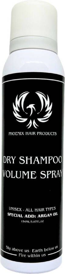 Phoenix Hairproducts Phoenix Hair s Droogshampoo Alle Haar-types Volume Argan Olie Dry Shampoo 150ML