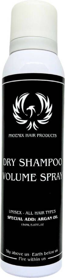 Phoenix Hair Products Phoenix Hair s Droogshampoo Argan Olie Volume Alle Haar Types 150ML