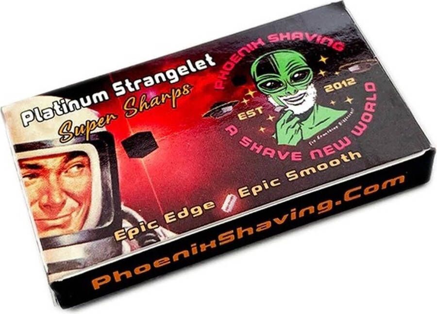 Phoenix Platinum Strangelet Super Sharp scheermesjes 5x5 stuks= 25 stuks