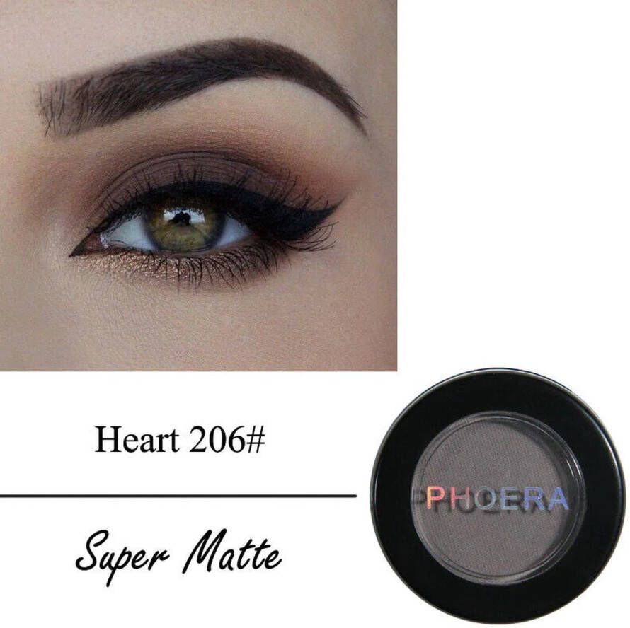 Phoera ™ Super Matte Oogschaduw 206 Heart
