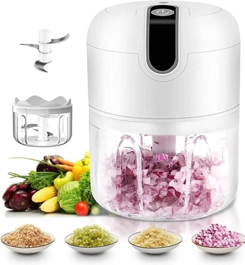 Phreeze Draagbare USB Foodprocessor Oplaadbare Keukenmixer 250 ML Capaciteit Geschikt voor Babyvoeding Groente en Smoothie Mini Blender To Go Voor Onderweg