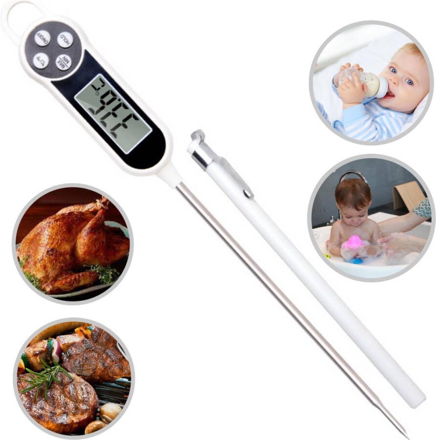 Phreeze Vleesthermometer Digitaal Thermometer BBQ Kernthermometer Digitale Vlees Thermometer Grillmeister