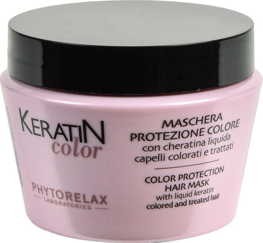 Phytorelax Keratin Color Protection Professioneel Haarmasker voor Gekleurd en Behandeld Haar 250ml