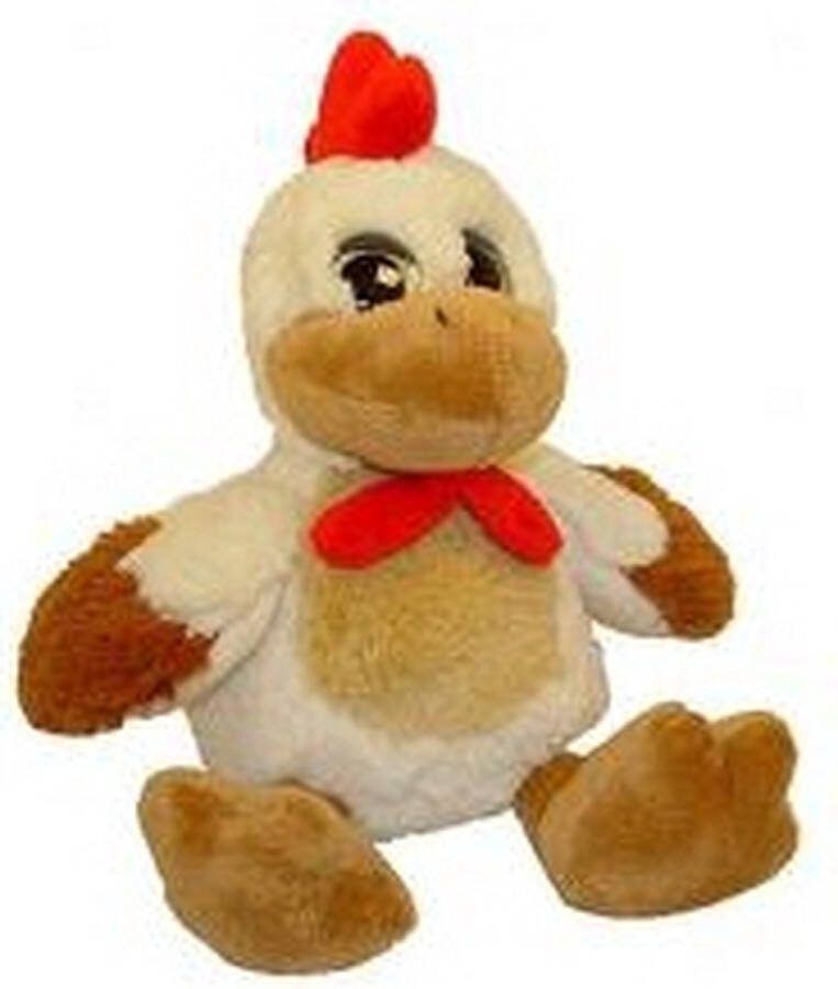 Pia Pluche haan knuffel 16 cm