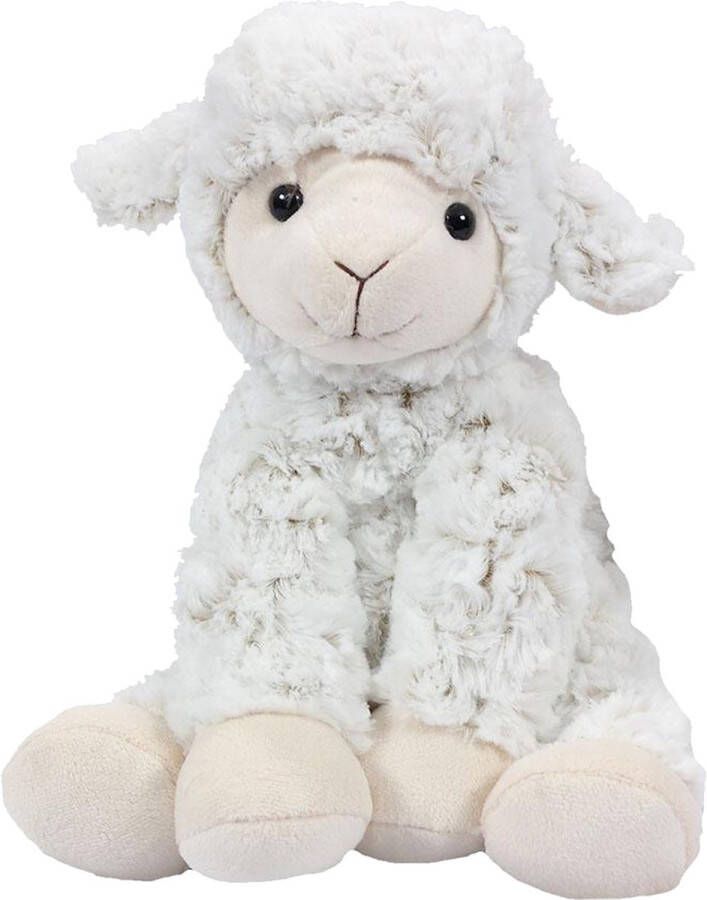 PIA Soft Toys Pia Toys Knuffeldier Schaap lammetje zachte pluche stof premium kwaliteit knuffels wit 25.5 cm Schapen zittend
