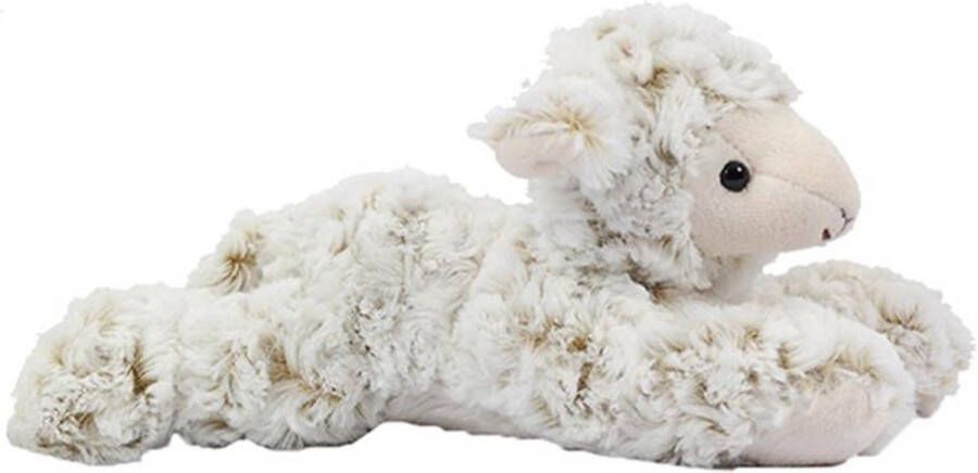 PIA Soft Toys Pia Toys Knuffeldier Schaap lammetje zachte pluche stof premium kwaliteit knuffels wit 27 cm Schapen liggend