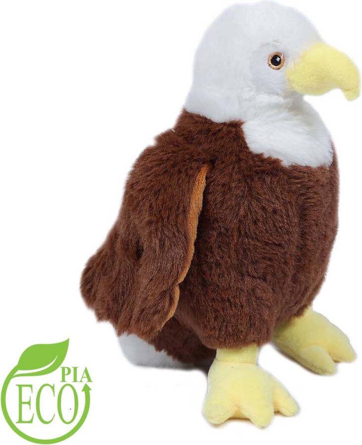 Pia Soft Toys Pluche Knuffeldier Adelaar ECO- 24 cm: 100% Ecologisch 100% Lief