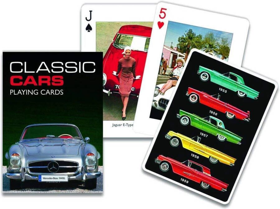 Piatnik Classic Cars Speelkaarten Single Deck