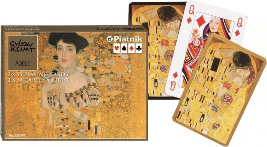 Piatnik Gustav Klimt Adele Speelkaarten Double Deck