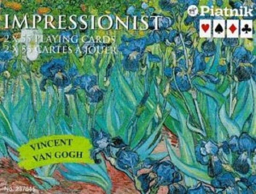 Piatnik Luxe speelkaarten Impressionist Iris