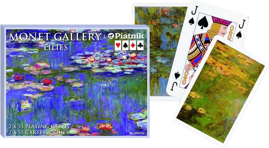 Piatnik Monet Lillies Speelkaarten Double Deck
