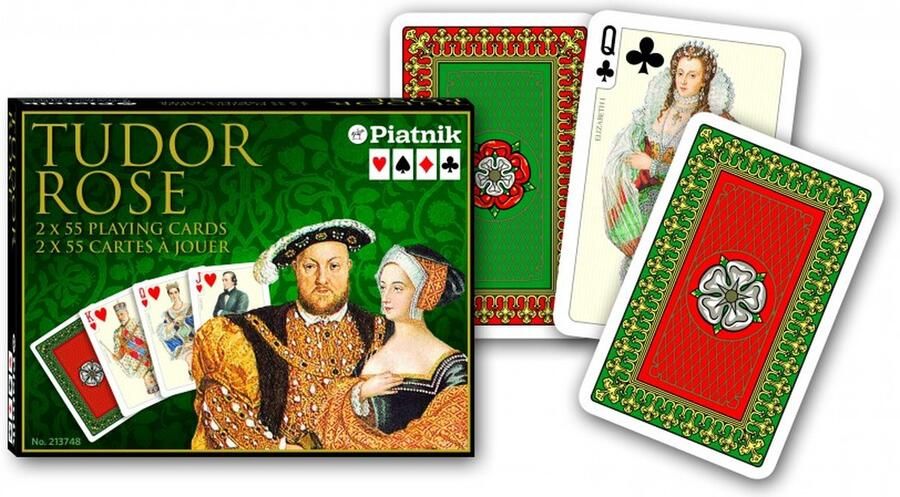 Piatnik Tudor Rose Speelkaarten Double Deck