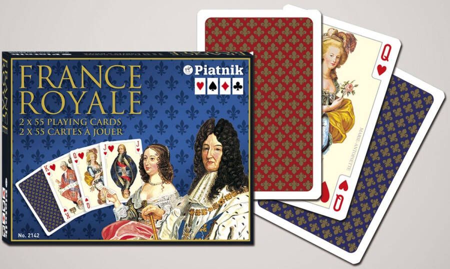 Piatnik Pokerkaarten France Royale de Luxe