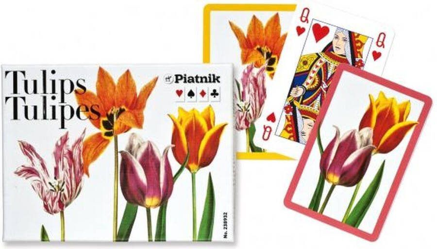 Piatnik Tulpen Speelkaarten Dubbeldekker
