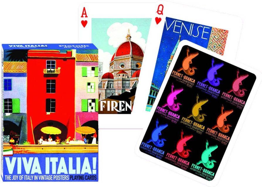 Piatnik Viva Italia! Speelkaarten Enkeldeks