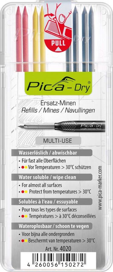 Pica 4020 Dry navulling t.b.v. Dry 3030 Markeerpotlood