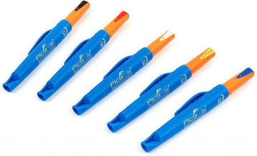 Pica Gel Markeerstift 2-8 mm voor vettige en natte ondergrond temperatuur bestendig tot 70 graden Wit