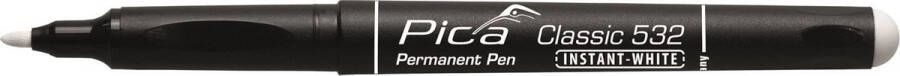 Pica Classic 532 52 Permanent Pen 1-2mm Wit