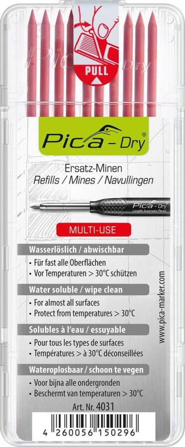 Pica 4031 Dry navulling t.b.v. Dry 3030 Markeerpotlood