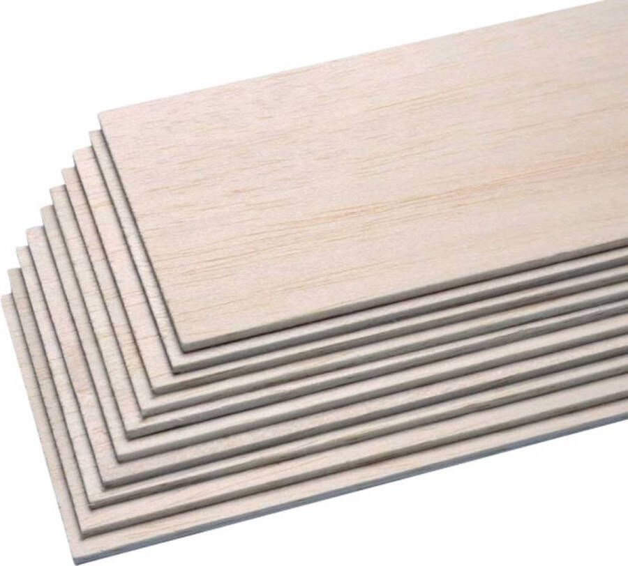 Pichler Balsahout plank C6442 (l x b x h) 1000 x 100 x 2.5 mm 10 stuk(s)