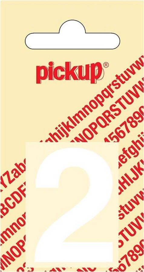 Pickup Plakcijfer Helvetica 40 mm wit 2