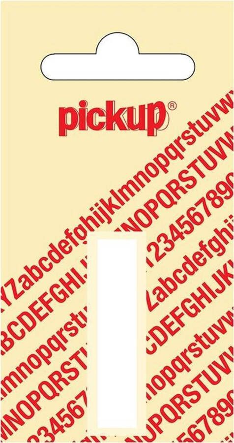 Pickup Plakletter Helvetica 40 mm Sticker witte letter i
