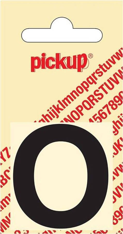 Pickup Plakletter Helvetica 40 mm zwart O