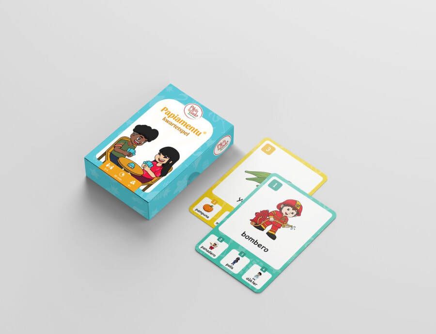 Pikin Fu Gado Papiamentu kwartetspel Papiamentu oefenen en leren Interactief en educatief spel