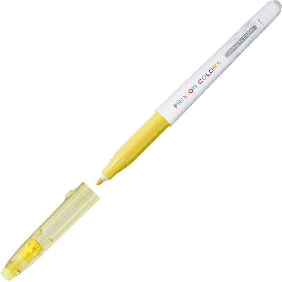 Pilot Frixion Colors Uitgumbare gele stift