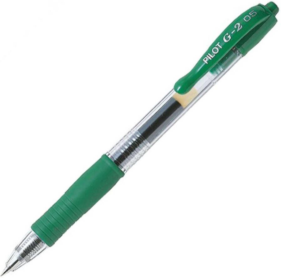 Pilot G-2 – Gel Ink Groene Rollerball pen – Fine Tip