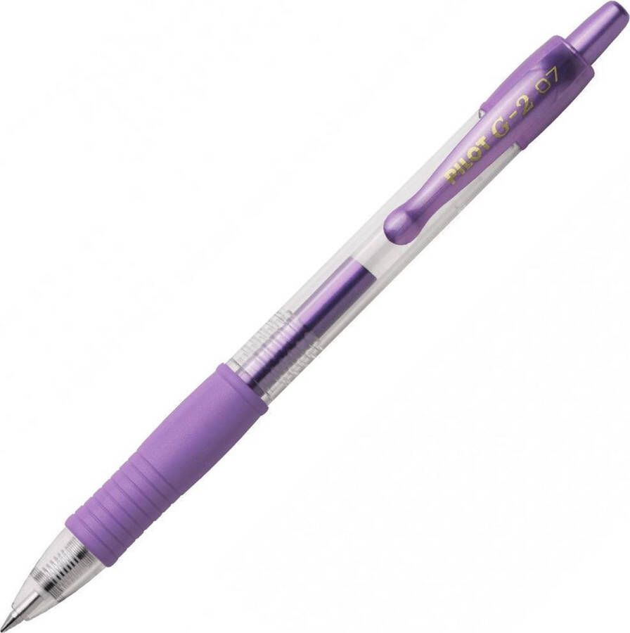 Pilot G-2 – Gel Ink Metallic Violet Rollerball pen – Medium Tip