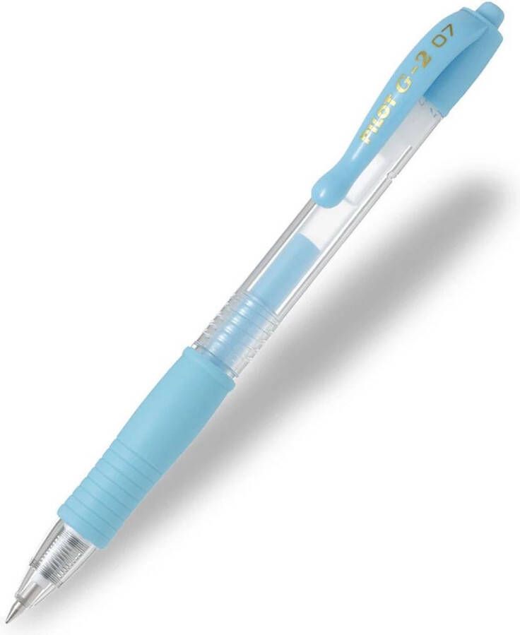 Pilot G-2 – Gel Ink Pastel Blauwe Rollerball pen – Medium Tip