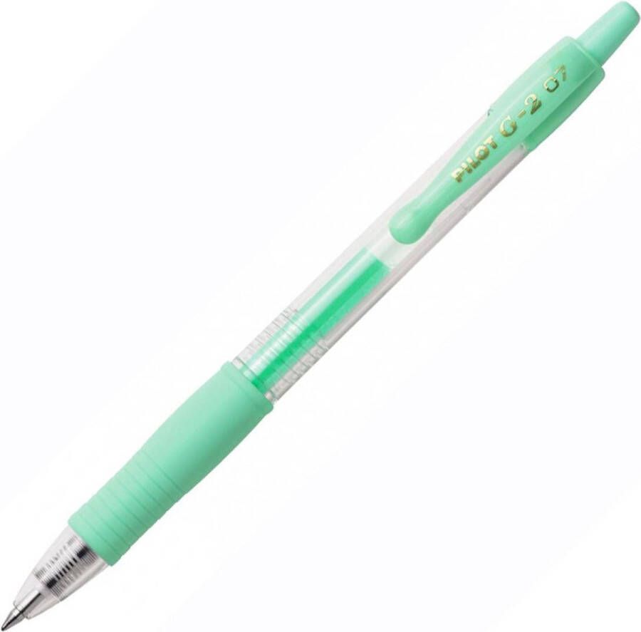 Pilot G-2 – Gel Ink Pastel Groene Rollerball pen – Medium Tip