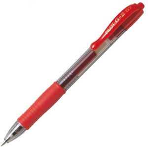 Pilot G-2 – Gel Ink Rode Rollerball pen – Medium Tip