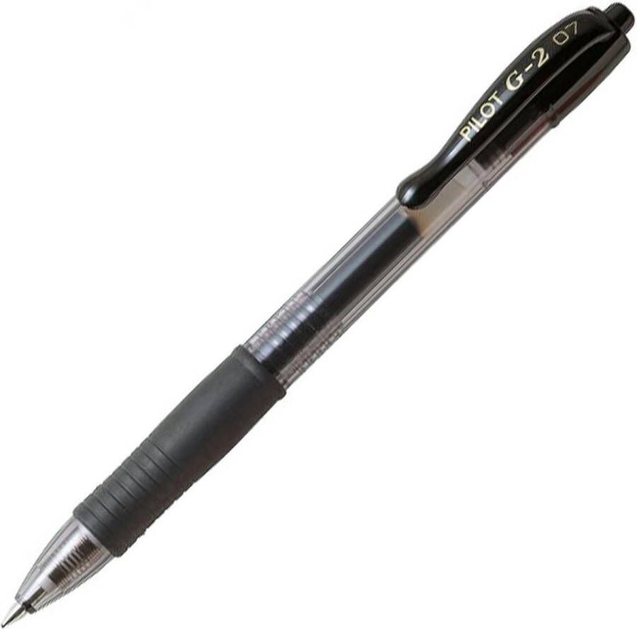 Pilot G-2 – Gel Ink Zwarte Rollerball pen – Medium Tip