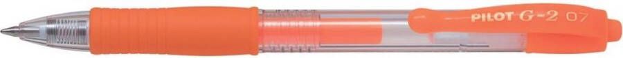 Pilot G-2 Neon Oranje Gel Ink Rollerball pen – Medium Tip