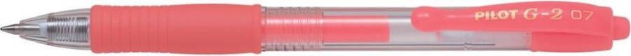 Pilot G-2 – Neon Rode Gel Ink Rollerball pen – Medium Tip