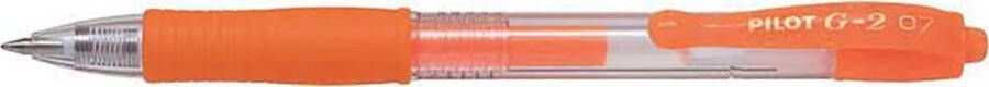 Pilot G2 Gel Ink Rollerball pen – Doos van 12 gelpennen Medium Tip Neon Oranje