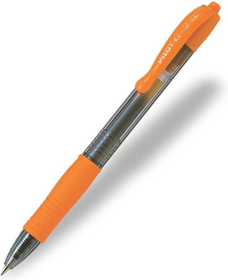 Pilot G2 Gel Ink Rollerball pen – Doos van 12 gelpennen Medium Tip Oranje