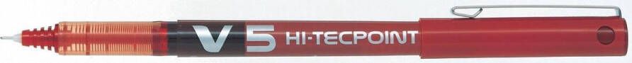 OfficeTown Pilot roller Hi-Tecpoint V5 schrijfbreedte 0 3 mm rood