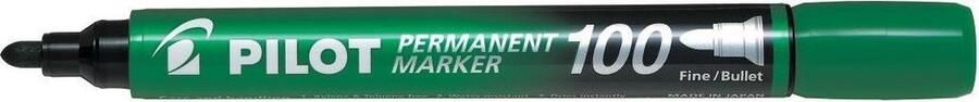 Pilot Viltstift sca-100 rond f groen 12 stuks