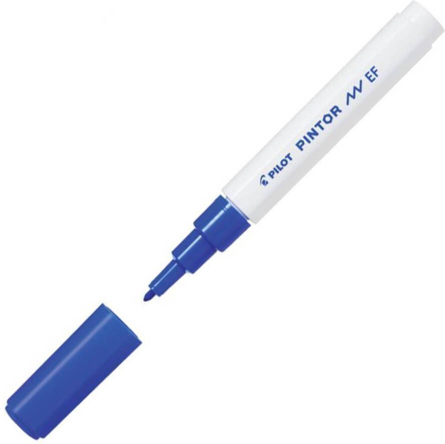 Pilot Pintor Blauwe Verfstift Extra Fine marker met 0 7mm punt Inkt op waterbasis Dekt op elk oppervlak zelfs de donkerste Teken kleur versier markeer schrijf kalligrafeer…