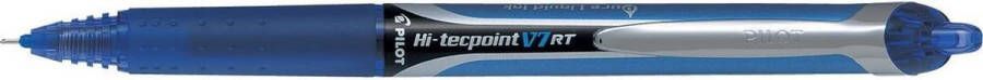 OfficeTown Pilot Roller Hi-Tecpoint V5 en V7 Retractable V7 schrijfbreedte 0 35 mm blauw