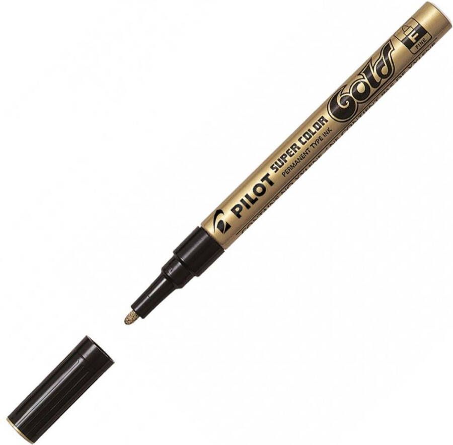 Pilot Super Color Gouden Marker Pen – Fine Tip