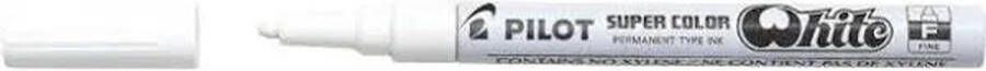 Pilot Viltstift super sc-w f wit Omdoos a 12 stuk 12 stuks