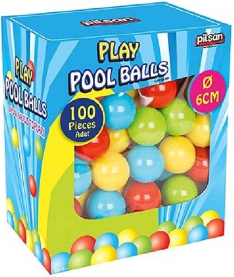 Pilsan 100 ballenbakballen in doos diameter 6cm